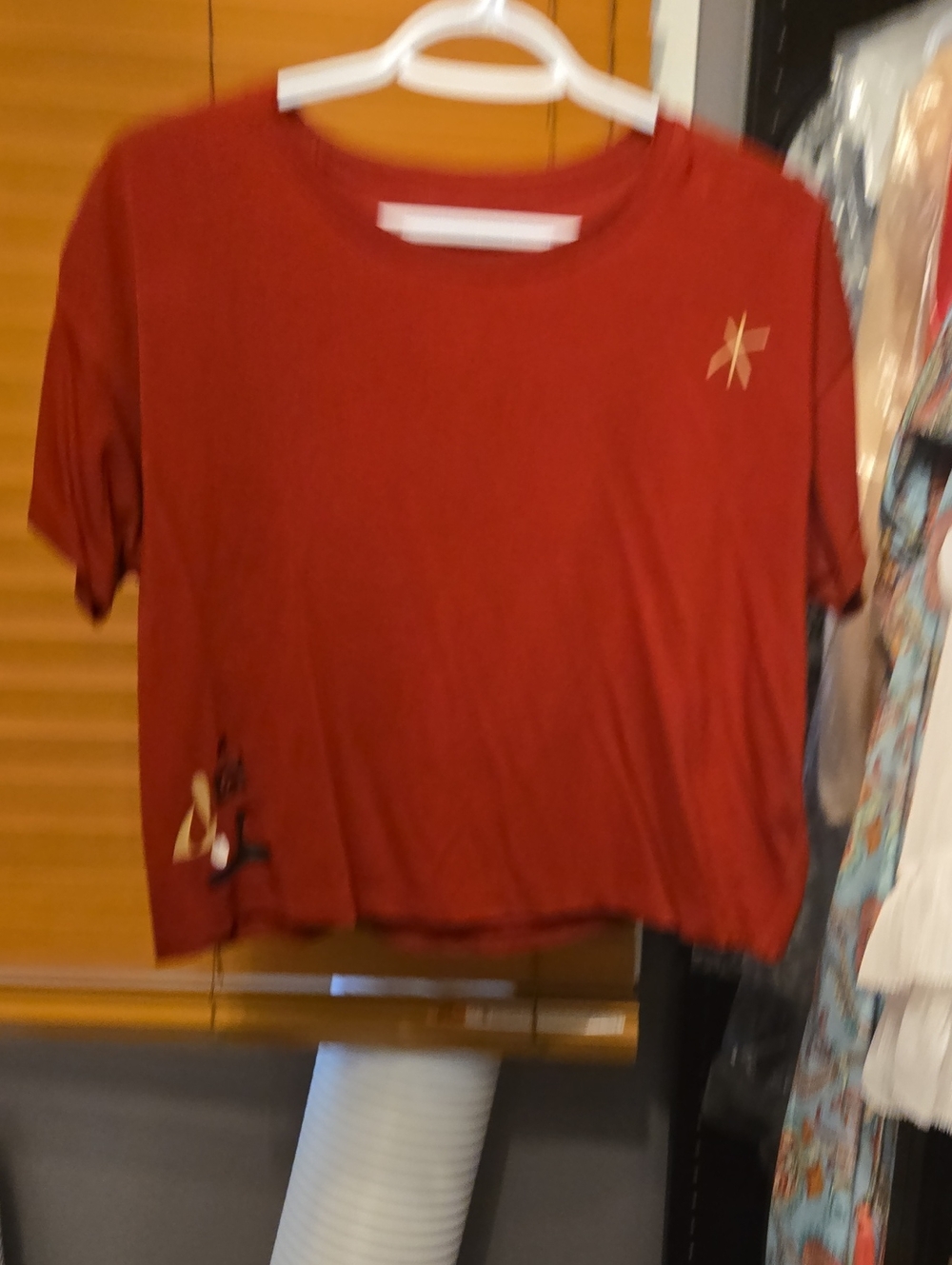 lululemon athletica Red Short-Sleeve Tee with Star Motif